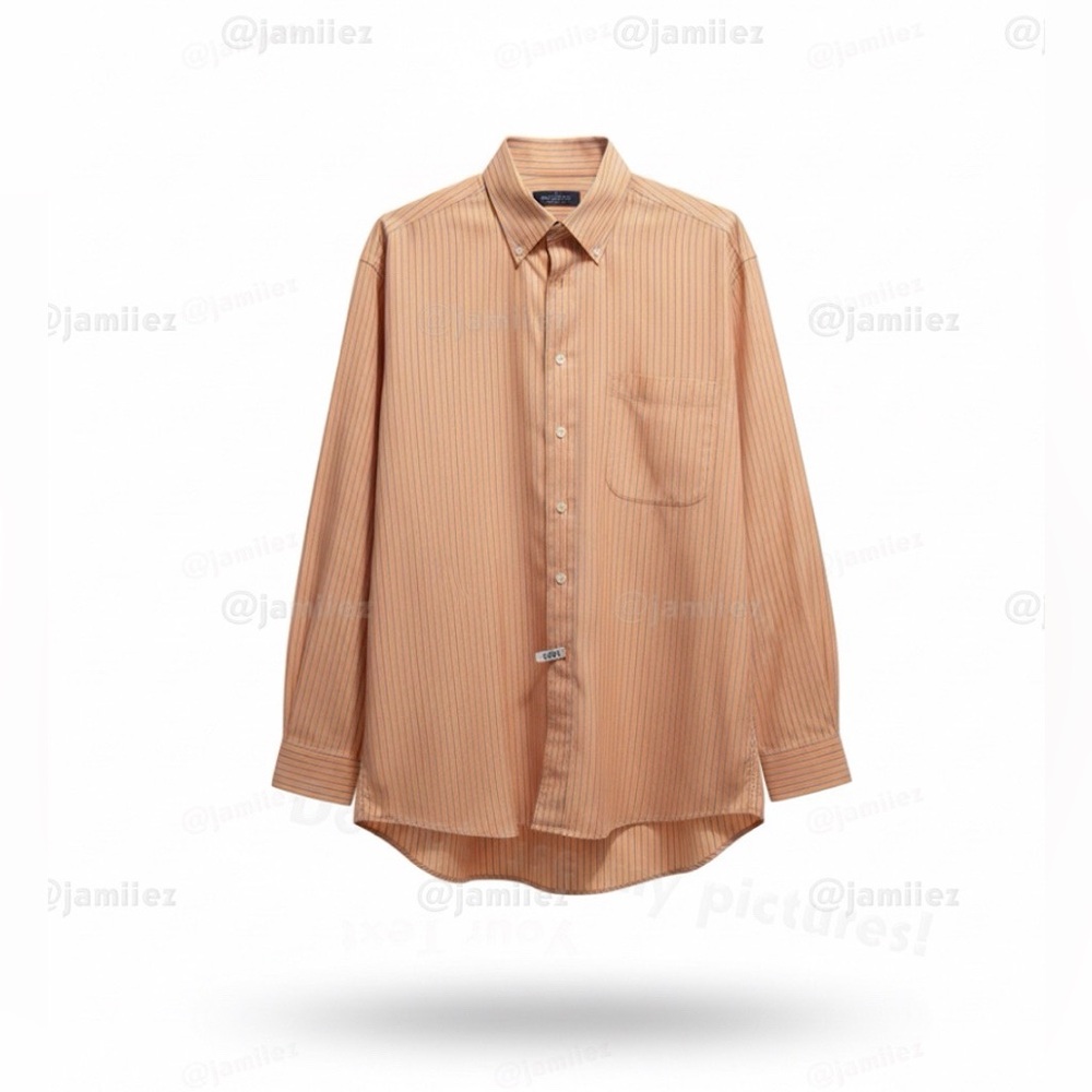 BURBERRY London Mens Striped Button Down Shirt M Vintage
